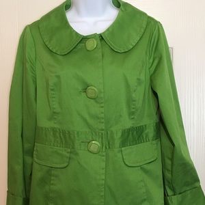3/$20 Ambition Green Jacket Petite Medium